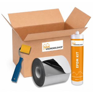 EPDM dakgootpakket zelfklevend compleet - 40 cm. breed