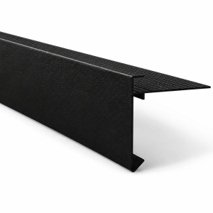 Aluminium daktrim RAL9005 45 x 45 x 2500 mm - zoom in