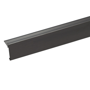 Aluminium Daktrim Zwartgrijs RAL7021 60 x 64 x 2500 mm