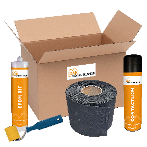 EPDM dakgootpakket compleet - 40 cm. breed