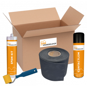 EPDM dakgootpakket compleet - 25 cm. breed