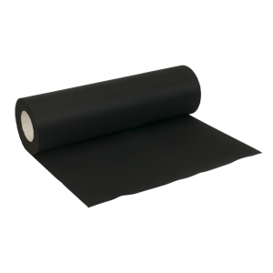 EPDM dakfolie, gedeeltelijk uitgerolde rol; lengte 30 m, breedte 5,60 m, dikte 1,20 mm