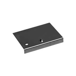 Verbindingsplaatje t.b.v. daktrim Zwartgrijs RAL7021 60/64 mm