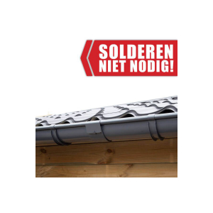 Verzinkte verlengset 110 mm lessenaarsdak 170 cm Antraciet 