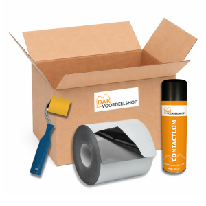 EPDM dakgootpakket zelfklevend compleet - 40 cm. breed