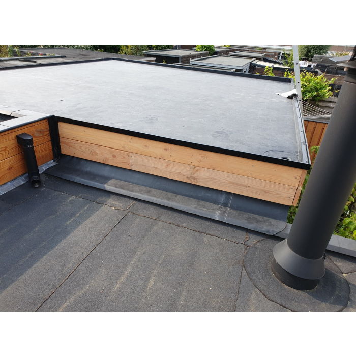 EPDM rol - 30,5 meter lengte - breedte 7,62 meter - dikte 1,52 mm - per rol