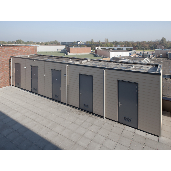 Aluminium Buitenhoek Zwart RAL9005 - 60 x 64 x 500 mm STRUCTUURLAK