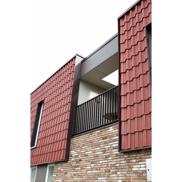 Aluminium Buitenhoek Zwart RAL9005 - 60 x 64 x 500 mm STRUCTUURLAK