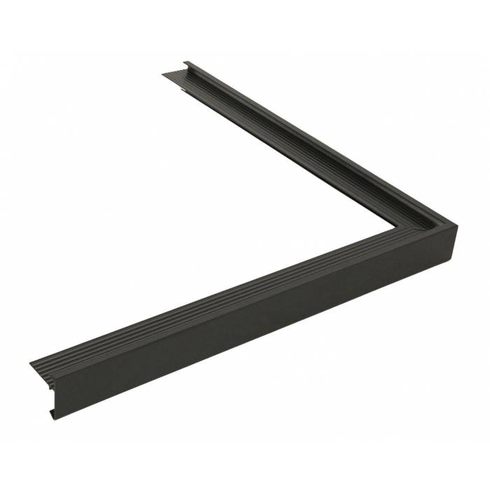 Aluminium Buitenhoek Antracietgrijs, RAL7016 45 x 45 x 500 mm STRUCTUURLAK