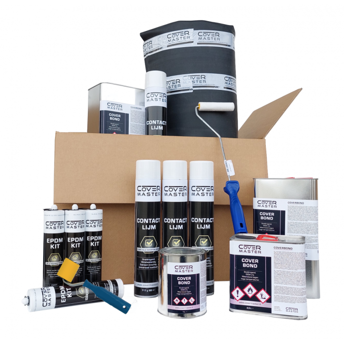 EPDM Dakpakket compleet 1,14 mm dik - 6,10 meter breed
