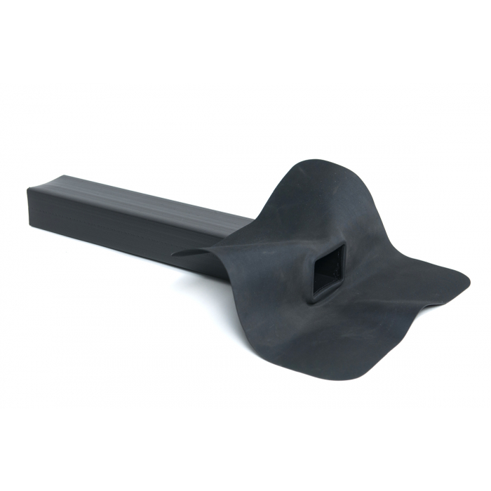 liefde kiem Tienerjaren Stadsuitloop met rechte zijuitloop t.b.v. plat dak, incl. EPDM flap