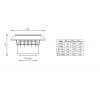 Bovenkap Anjo - Zwart - t.b.v. aluminium plakplaat 90-100 mm