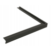 Aluminium Buitenhoek Antracietgrijs, RAL7016 45 x 45 x 500 mm STRUCTUURLAK